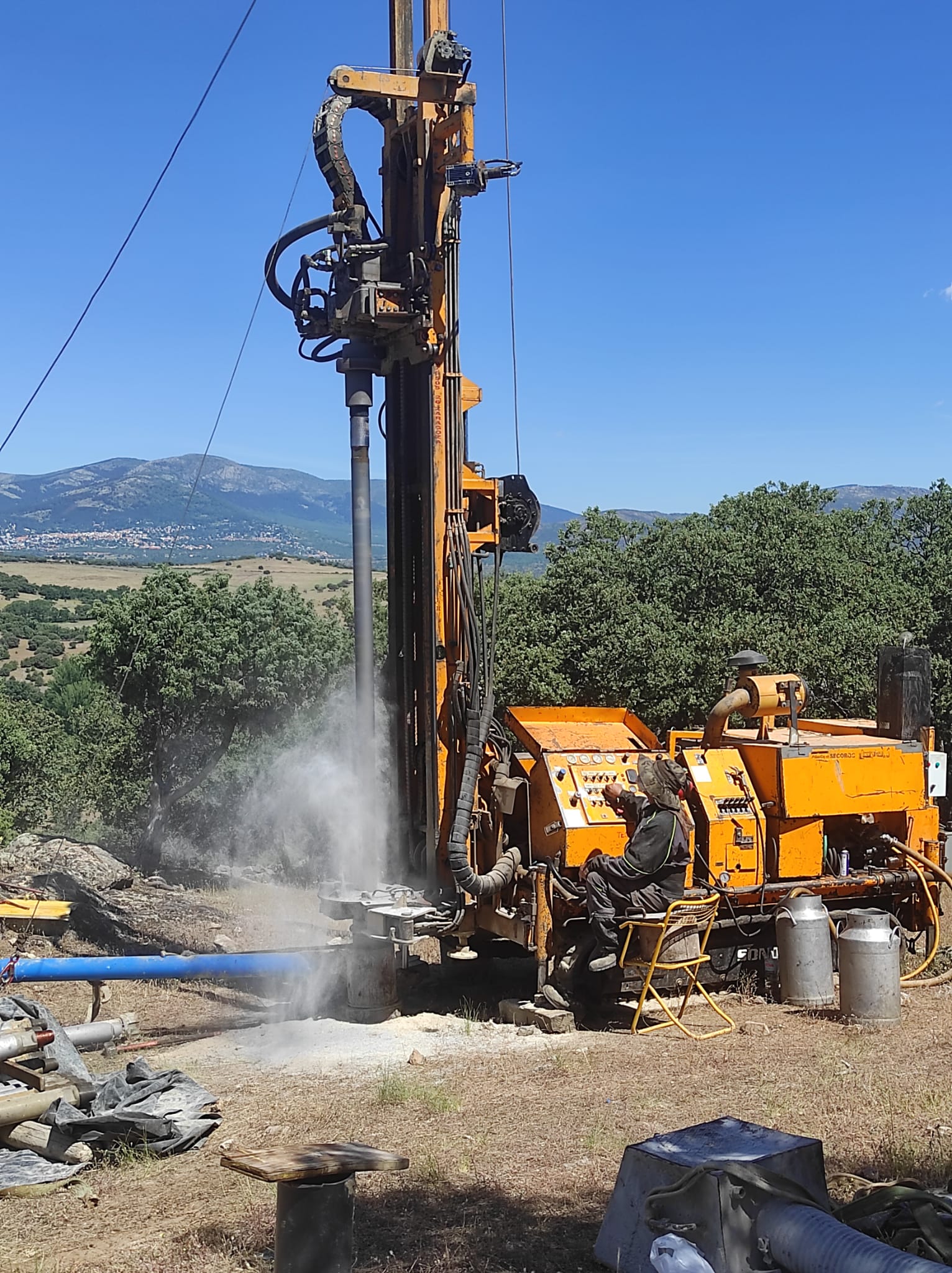 Presupuesto para sondeo de agua con entubación